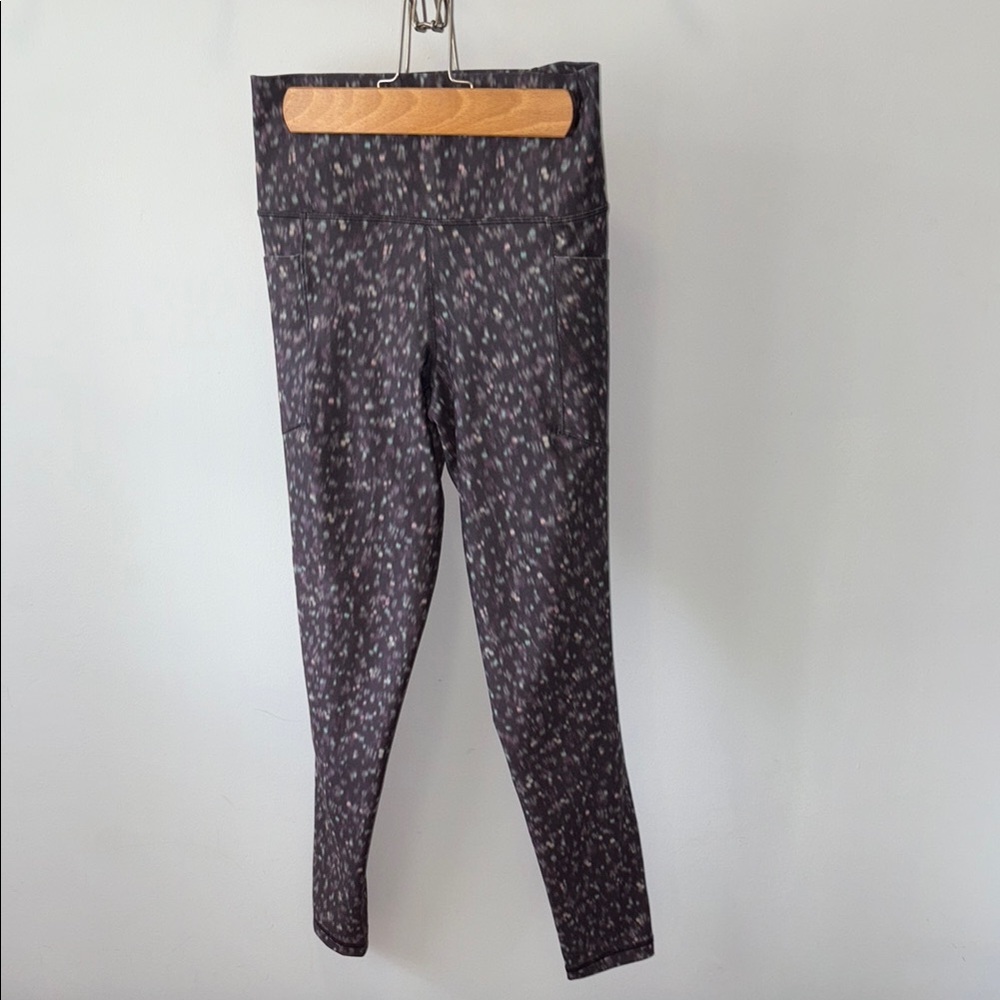 Athleta Black Patterned Leggings